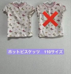 ホットビスケッツ　半袖Tシャツ　双子　110