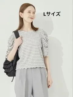 coca シボシャーリングトップス
