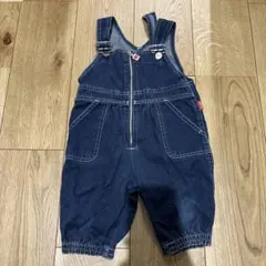 mini house ダークブルー オーバーオール 90cm