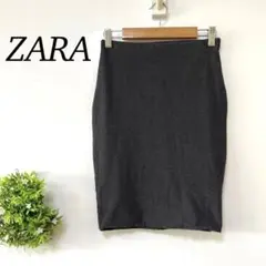 ザラ　ZARA【US Ｓ】スカート　ミニ丈　タイト　ストレッチ　無地　シンプル