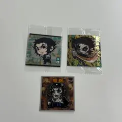 獪岳3枚セット にふぉるめーしょん14・鬼滅の刃マンチョコ 匿名配送