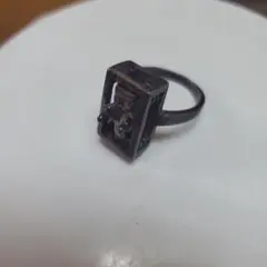 機械的デザイン シルバーリング 12g