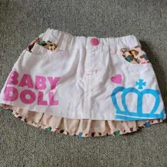 BABYDOLL ベビードール スカート 80 ヒョウ柄 ちびギャル