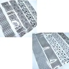 黒メッシュの転写ホイルフイルム10種類セット