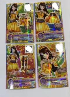 キングレオコーデ　紫吹蘭 アイカツオンパレード 4枚まとめ売り