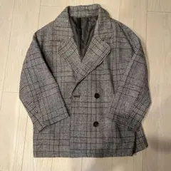 Linaluce 千鳥柄 ジャケット コート レディース 美品 秋冬