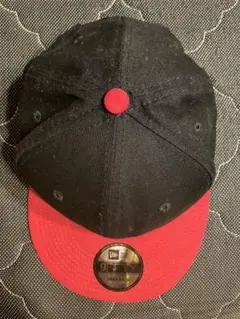 NEW ERA 2トーン　キャップ　黒x赤　野球帽