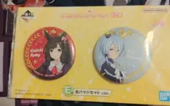1番くじ ウマ娘 E賞缶バッジセット ダイイチルビー