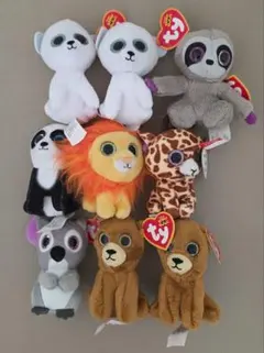 Ty ぬいぐるみ 動物キャラクター 9体セット