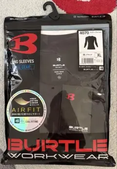 新品 BURTLE バートル 4070 エアーフィット XL ブラックのサムネイル