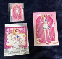 アイカツ　ラウンドワン限定　 スタンド付きアクリルプレート 6種 ラウンドワン限定 アイカツ！ 黒沢凛 スタンド付きアクリルプレート
