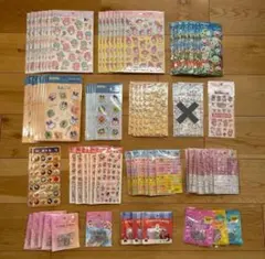 匿名発送！シール5枚セット　ぷっくり　おはじき　タイル　サンリオ　新品