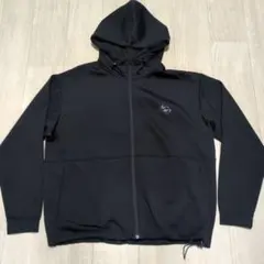 CAMP7 ブラック フルジップ パーカー XL