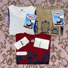新品　まとめ売り　ベビー　フィラ　トーマス　Tシャツ　80㎝　3点セット