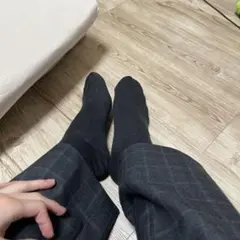 黒の無地ソックス フリーサイズ