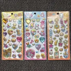 正規品☆まじかる♡みゅーちゃん＆なっとうちゃんとこめつぶっち ぷくキラシール