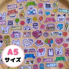ʜᴀɴᴅᴍᴀᴅᴇ①マタニティシール　母子手帳 エコーアルバム　A5のサムネイル