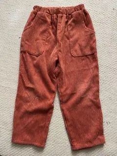 美品　ペアマノン　１３０サイズ　コーデュロイ　パンツ　ウエストゴム　男女兼用