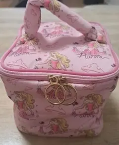 オーロラ姫 バニティポーチ ピンク