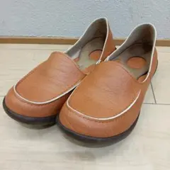 美品　Re:getA リゲッタ ドライビングローファー サイズSS　オレンジ