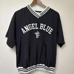 ANGEL BLUE 半袖Tシャツ ブラック