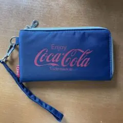 コカ・コーラ　長財布　ネイビー
