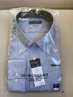 新品 GEORGEKENT 長袖ドレスシャツ 4L グレー＊週末限定お値下げ中＊
