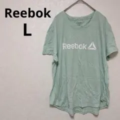 Reebok 【L】ミントグリーン Tシャツ