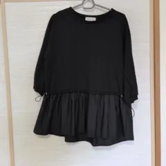 CIAOPANIC TYPY ブラック五分袖トップス