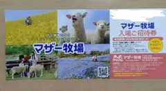 マザー牧場 入場ご招待券 １枚のサムネイル