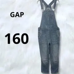 GAP サロペット　オーバーオール　デニム　ジーンズ　160 XS キッズ