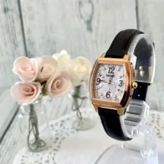 【希少】SEIKO ルキア 電波ソーラー 腕時計 1B22-0BG0 ピンク調
