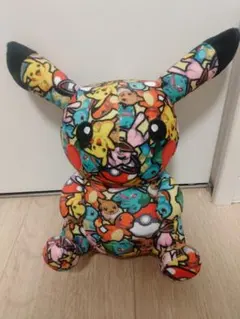 ピカチュウぬいぐるみ ポケセン渋谷限定 グラフィティアートNumber-D