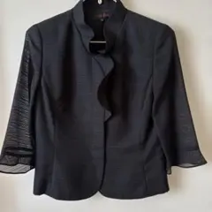 YUKI TORII ノーカラー黒ジャケット サイズ7