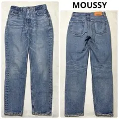 美品 MOUSSY MVS スキニーデニム 24
