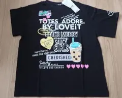 週末セール【新品未使用】BY LOVEiT 半袖黒 Tシャツ 160㌢のサムネイル