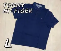 Tommy hilfiger トミーヒルフィガー ポロシャツ ワンポイント 古着
