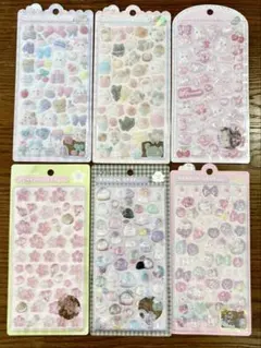 ボンボンドロップ シール 6枚セット