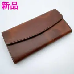 NOMADOI 長財布 ペンシルベニアオイルドレザー茶 新品展示品ノマドイ日本製
