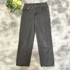 【Lugnoncure】デニムジーンズ ストレートパンツ Mサイズ 黒