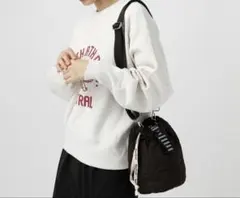 BAYFLOW チャーム付キルト巾着