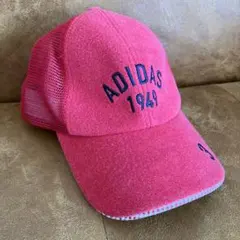 ADIDAS 赤 キャップ メッシュ