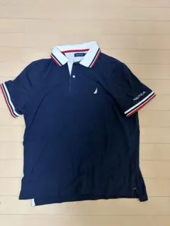 NAUTICA ポロシャツ ネイビー L