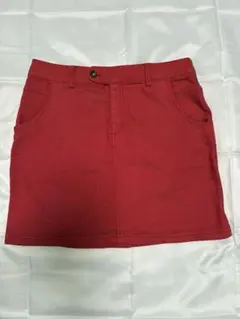 ゴルフ用adidas 赤 タイトスカート Lサイズ