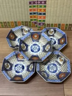 江戸後期 古伊万里 錦手 金襴手 向付 5脚組み - メルカリ