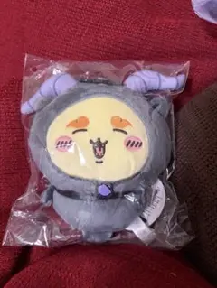 シーサー　ちいかわ ハロウィンがまぐちポーチ ぬいぐるみ