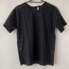 URBAN RESERCH☆レースブラウス☆ブラック黒