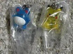 ポケモンセンター限定 めじるしアクセサリー2 マリル ピカチュウ