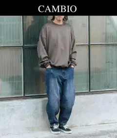 メンズ デニムパンツ ワイド