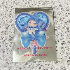 映画キミプリ　特典　うちわ型クリアカード　キュアウインク